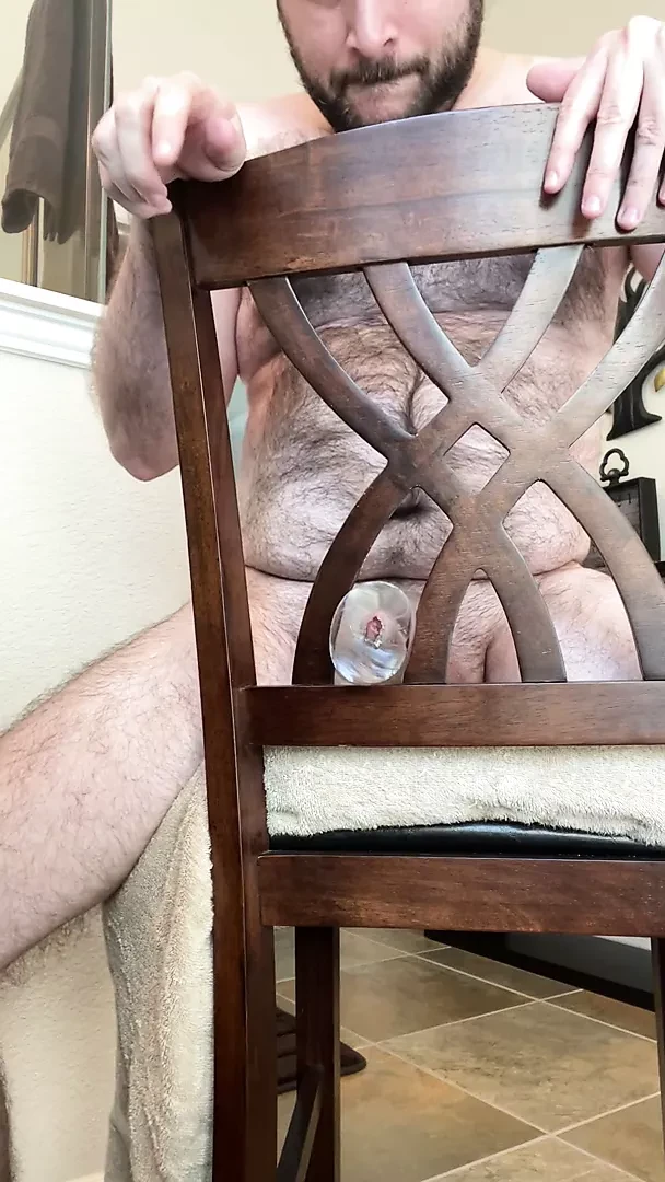 Fucking Toy Through A Chair