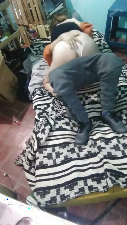Girl with Montano Dress with the Mattress on the Floor