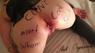 Whore Slut-Orgasma Celeste after sex