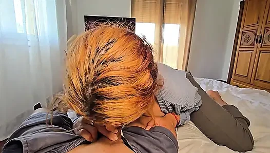 His Stepfather Keeps a Secret From His Stepdaughter in Exchange for an Intense Fuck. Amateur!!