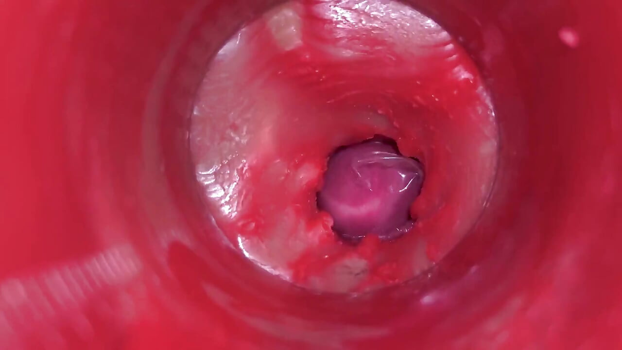 Camera Inside Pussy - Powerfull Cum in Pussy! Best Internal Asmr