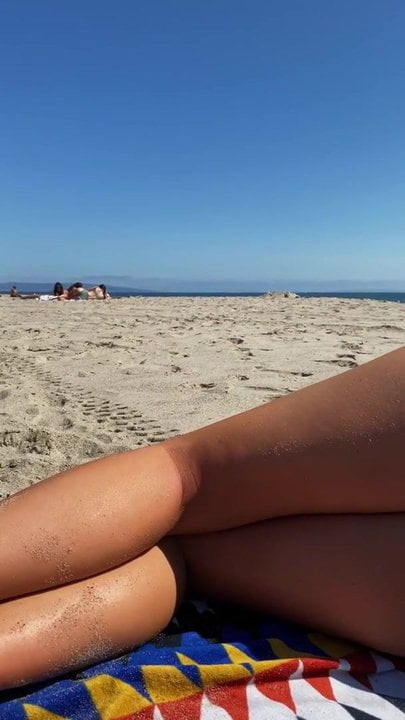 At the beach