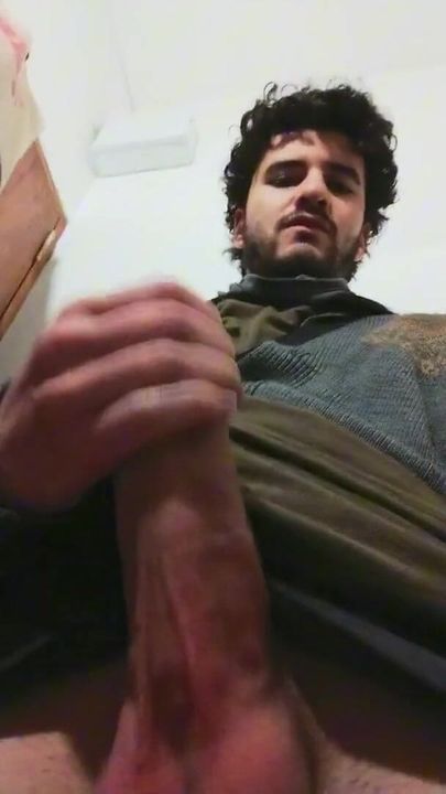 Captivating moment from "Hello again, do you wanna look at my BALLS while I JERK OFF? I might let you LICK & SWALLOW my CUM"