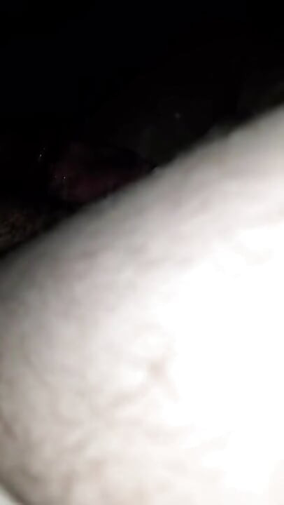 White Boy Uses Ebony Pocket Pussy to Get off