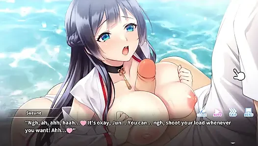 Hentai Game – Do As I Say - Shrine Maiden Paizuri