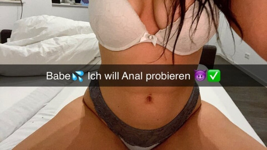 Freund betrügt seine Freundin auf Snapchat mit Ihrer besten Freundin und creampied Sie in den Arsch Cuckold Anal Fremdgehen