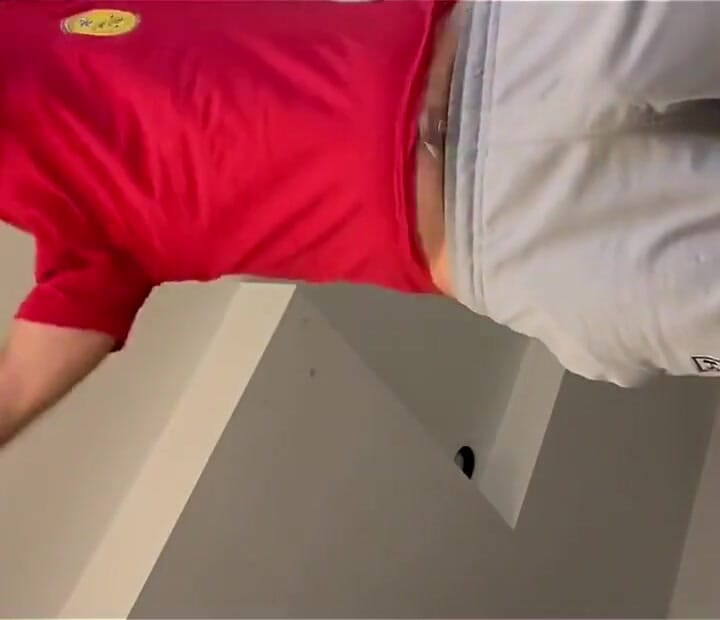 Change and Stroke and Cum with a Horny Fan