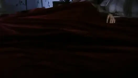 Delivers a steamy blowjob to her slave's cock in a BDSM affair