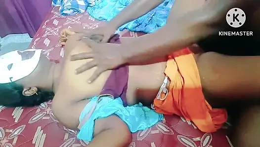 Chennai tamil bhabhi verführt ihren stiefbruder - Nahaufnahme blasen und muschi lecken mit tamil audio