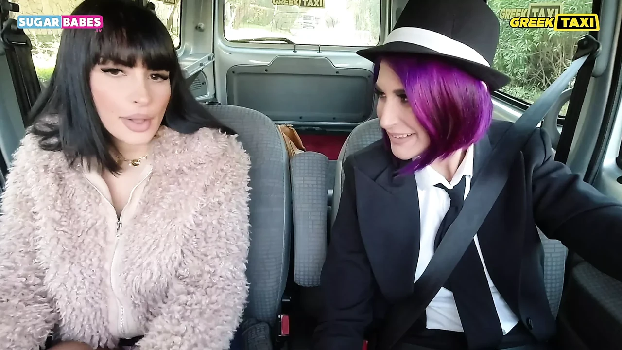 SUGARBABESTV: GREEK FAKE TAXI