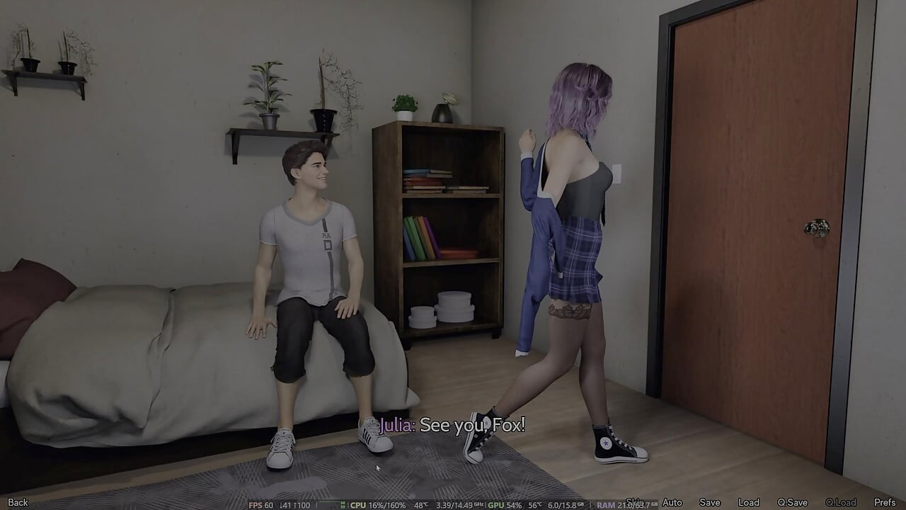 FreshWomen - staffel 1 ep2 - teil 1 animiertes porno-spiel, ganze Geschichte