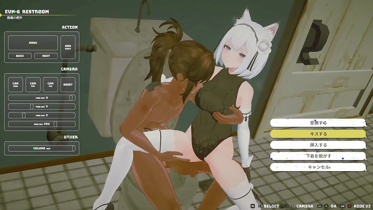Hentai Game succubus Garden 3d Animation part 2 gangbang blowjob cum swallow