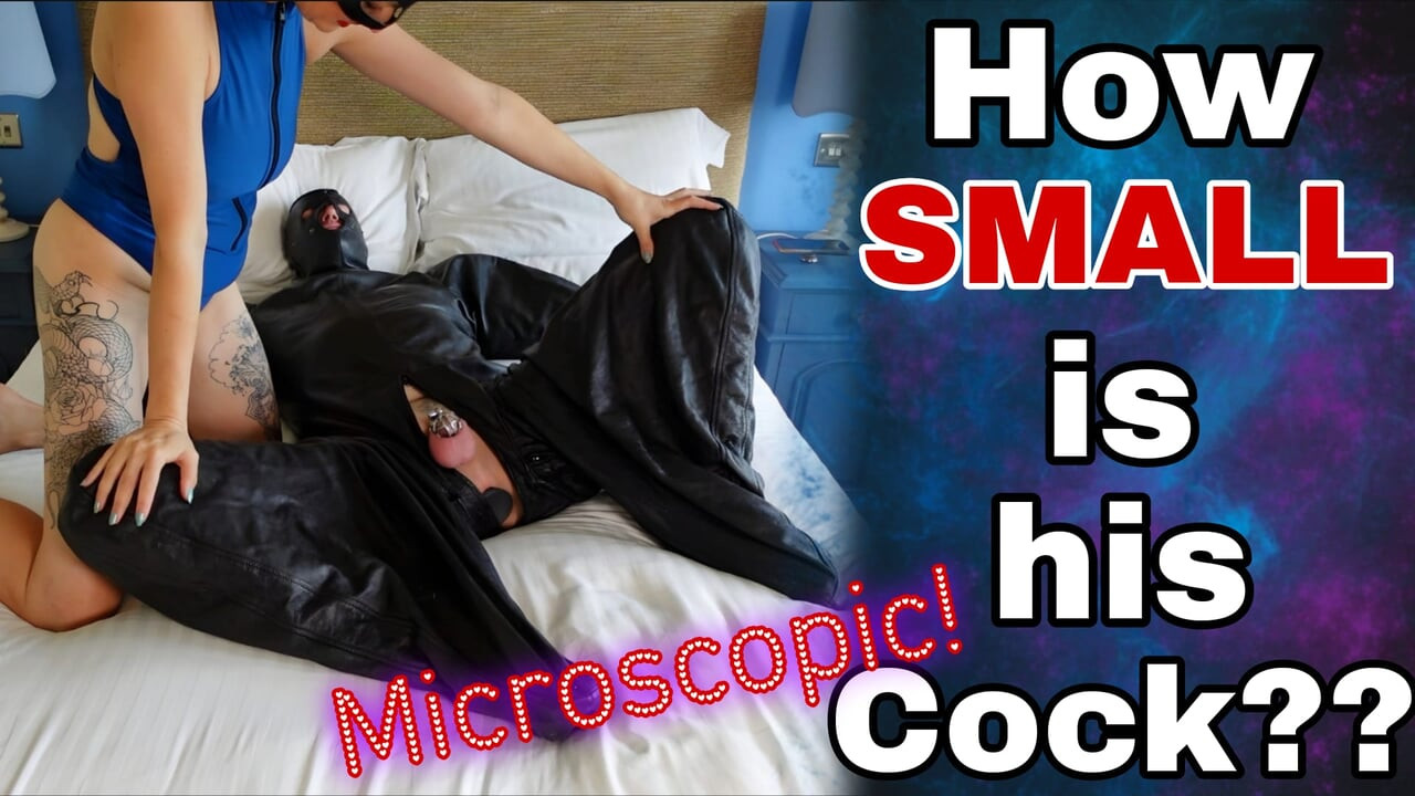 Training Zero SPH Femdom Chastity Slave Humiliation - How Small is His Cock???