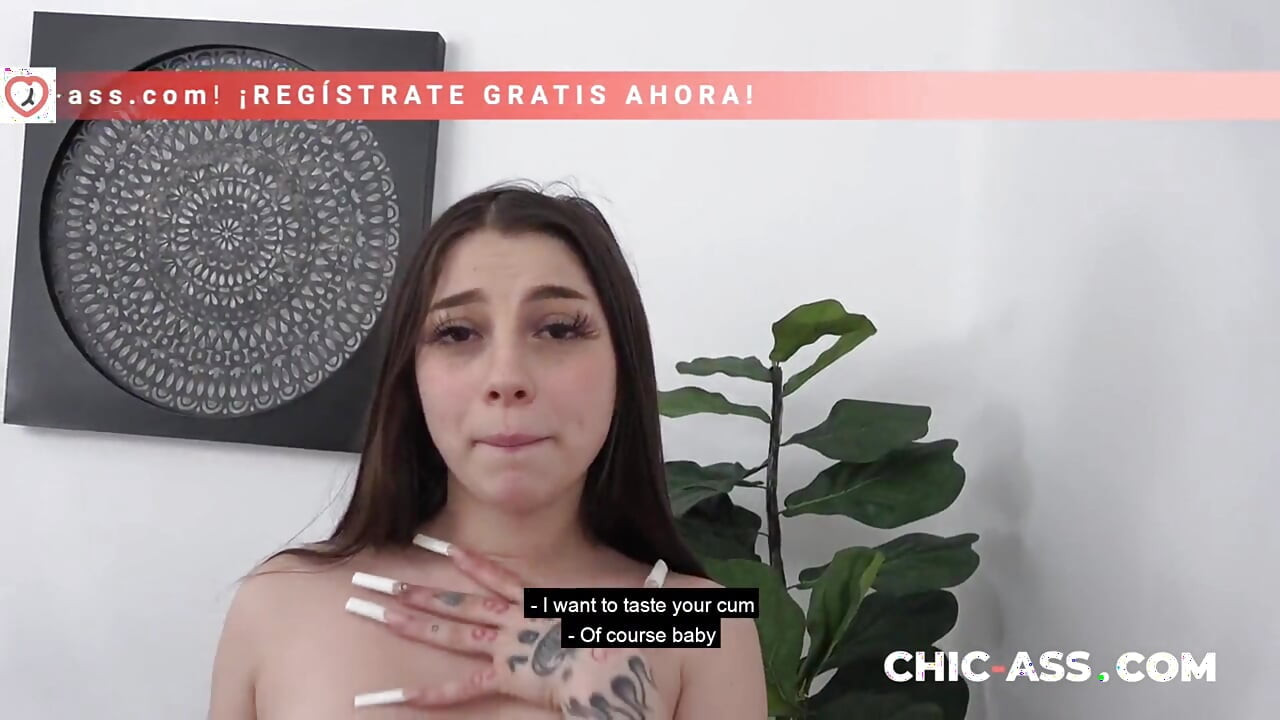 Spanish Husband Cheats On Wife with Hot Brunette Latina Teen Babe