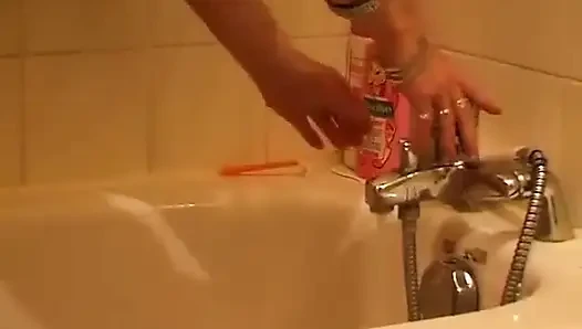 Piss Pants in Bathtub