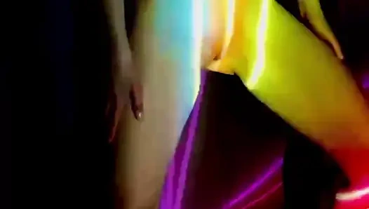 Naked disco girl