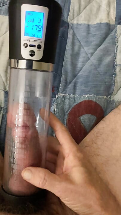 Pumping my cock