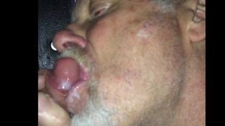 male glory hole sucking a nice cock to cum