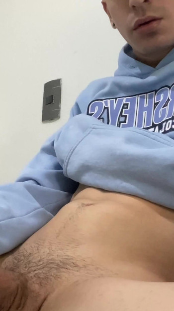 Captivating moment from "TWINK BOY PLAYING WITH HIS PUSSY TOY"