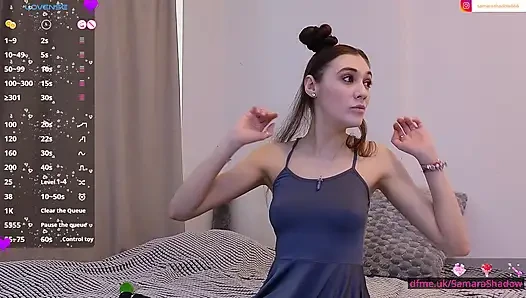 Anında kimya edepsiz sohbeti. Islak amcıklı kız mastürbasyon yapıyor, Paypig, sağlam bacaklar!
