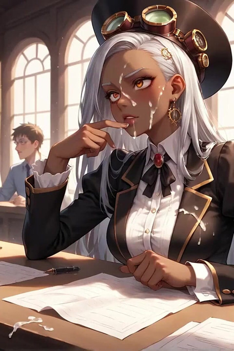 Sultry Ebony Conformity and Darkly Sweet Office Domination!