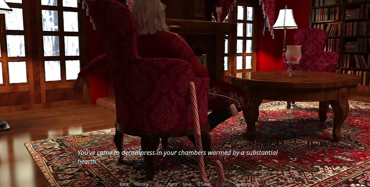 Şehvet şehri - 18 yaşındaki büyük memeli cristmas elf onu hayal kırıklığına uğrattıktan sonra Noel Baba için güzel vücudunu gösteriyor