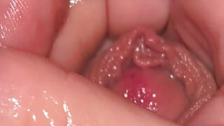 I take advantage of my wife's absence to touch myself while thinking of her beautiful juicy