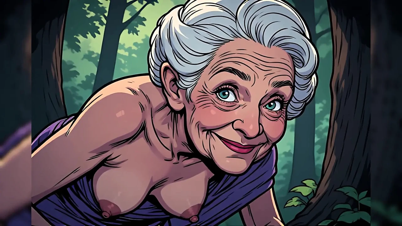 Topless Cartoon Grannies