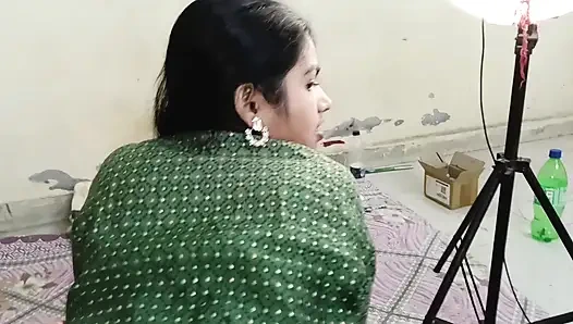 Фигуристая индийская бхабхи жестко раком в спальне с Devar - ролевая игра дези в домашнем любительском видео