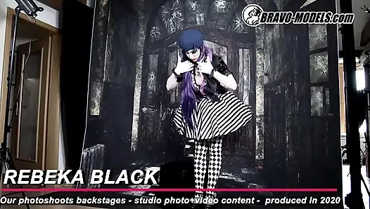 Pemotretan rebeka black 386-backstage - dewasa