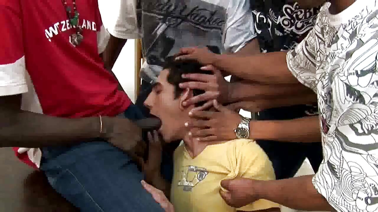 Fucked by 4 black boys with big dick