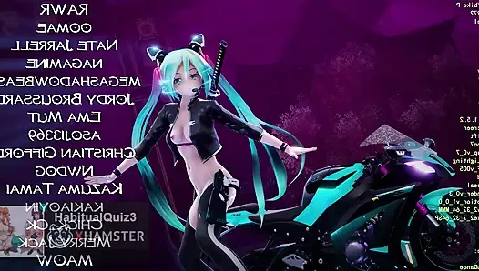 mmd r18  Miku NEON Ninja cnderella sex dance ahegao milf want to fuck hard dildo group boss 3d hentai