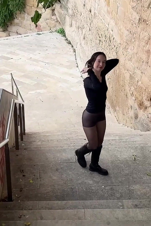 Outdoor Walk in Socks Until You Pee