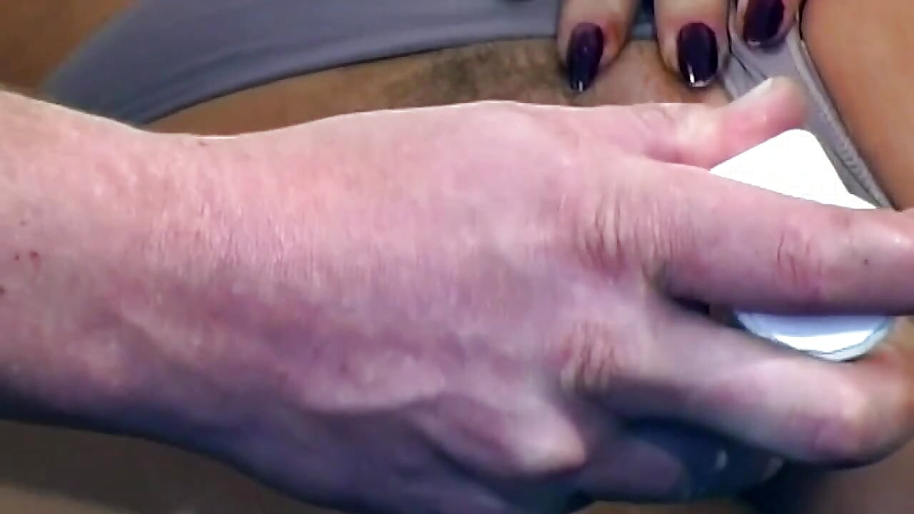 Squirting Mature Blonde's Pussy Stretched Wide and Dripping