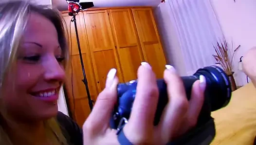 Fresh girl Sylvie Castro a slut with golden hair gets fucked