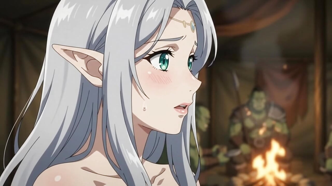 Captured by the Orc Warlord Elf Princess's Forbidden Night