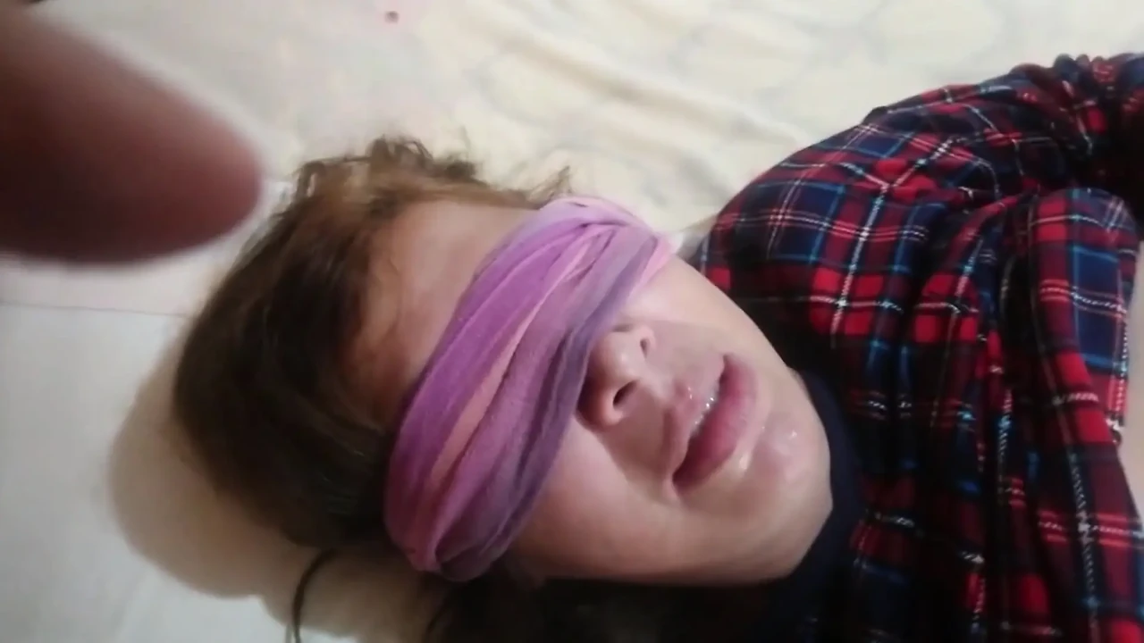 Stepson puts his cock in his stepmother's mouth