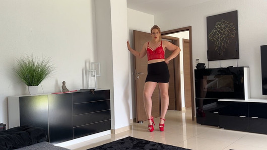 Squirt deep into my cunt! Tights torn! Creampie for my whore pussy from stepbrother