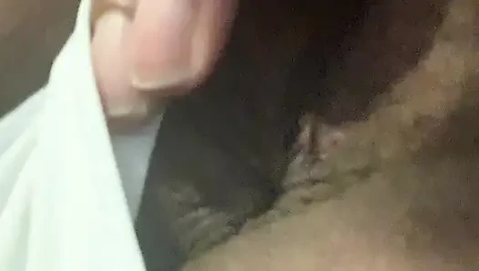 Big dick trans plays with her asshole and huge cock