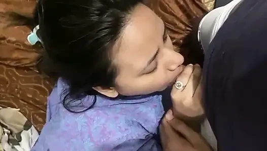 Indian Village Couple Sex in Bed with Full Open Face
