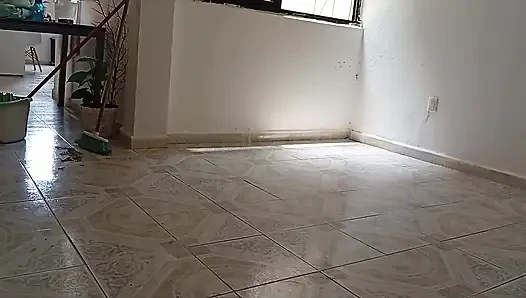 Дама, которая чистит дом