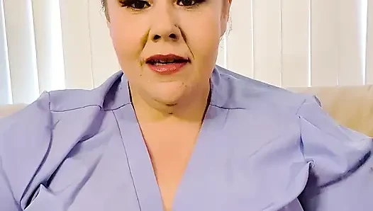 Suster nakal lagi memeriksa prostat nakalmu