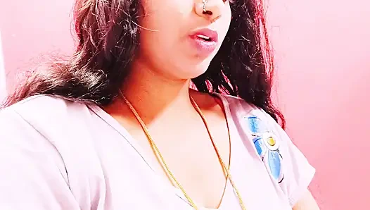 Hintli çift edepsiz husbend seksi evli kadın Crezy Telugu ile edepsizce konuşuyor.