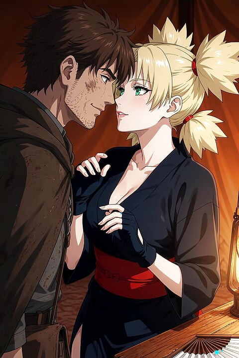 Temari is a slut, she ends up riding a stranger's big cock and getting her pussy wrecked - Anal Sex AI-Generated Content