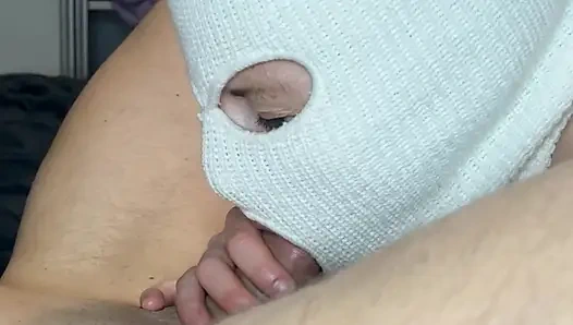 Amateur Wife Blowjob 7 Min – Slow Buildup to Huge Hand Cumshot