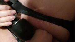 Rubber MILF anal fist and squirt