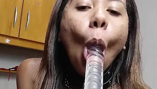 Big Dildo and Small Pussy, Perfect Combination