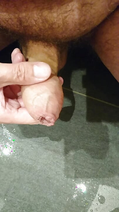 Pissing and jerking off