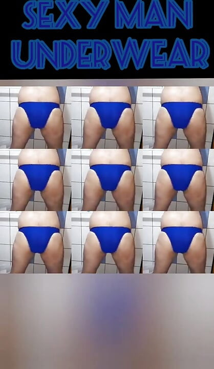 Sexy blue thong
