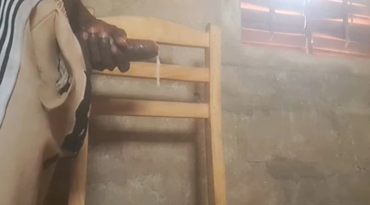 The powerful cock breaks free